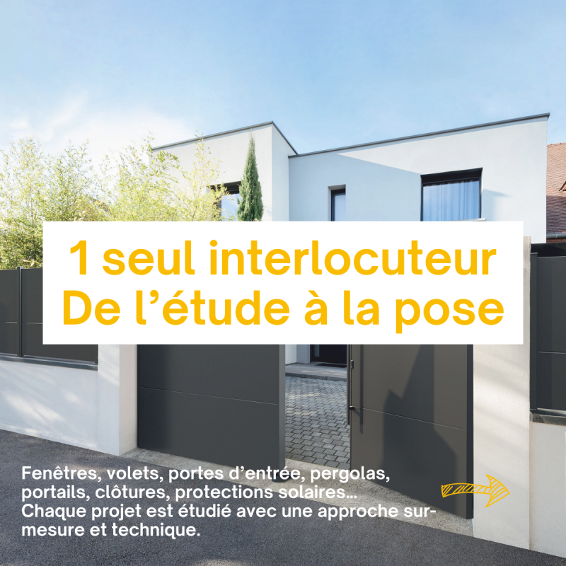 Entreprise de menuiserie locale à Saint-Léger-du-Bourg-Denis avec un seul interlocuteur de l’étude à la pose