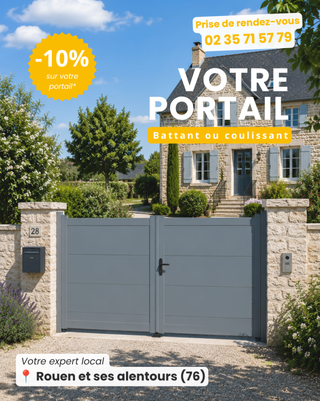 Le mois du portail chez Menuiserie EGI