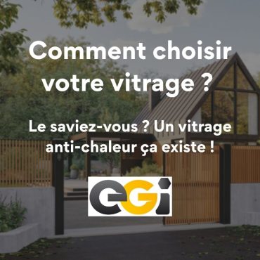 Fenêtre équipée d'un vitrage ECLAZ® installé par Menuiserie EGI à Rouen pour améliorer le confort d'été, limiter la chaleur et préserver la luminosité naturelle.